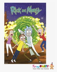 Poster Rick And Morty Portal - Rick Et Morty Poster, HD Png Download, Transparent PNG