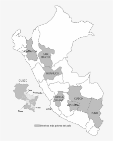 Mapa De Cajamarca Png, Transparent Png, Transparent PNG