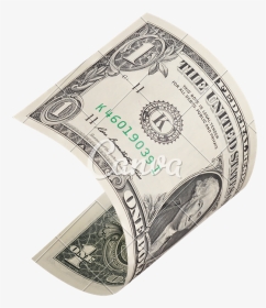Flying One Dollar Bill - Dollar Bill, HD Png Download, Transparent PNG