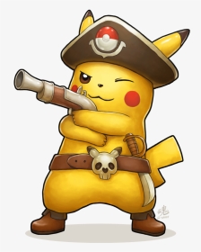 魂 R-spirit Pokémon Go Pokémon Colosseum Pikachu Yellow - Pikachu Pirate, HD Png Download, Transparent PNG