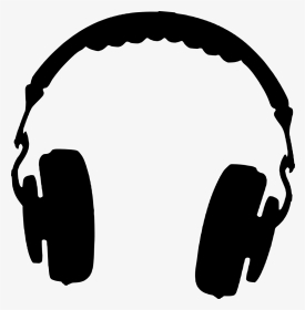 Headphones Silhouette Png Clipart , Png Download - Transparent Background Headphone Logo Png, Png Download, Transparent PNG