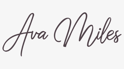 Ava Miles Logotype - Ava Calligraphy, HD Png Download, Transparent PNG
