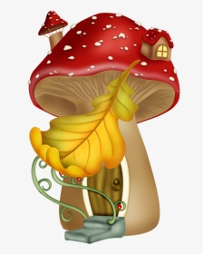 Clip Art Mushroom Tree House, HD Png Download, Transparent PNG