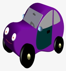 Magenta Car Purple Clipart, Vector Clip Art Online, - Purple Toy Car Clipart, HD Png Download, Transparent PNG