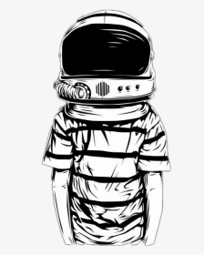 #astronauta - Line Art Astronot, HD Png Download, Transparent PNG