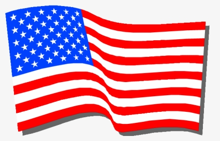 Cartoon Waving American Flag, HD Png Download, Transparent PNG