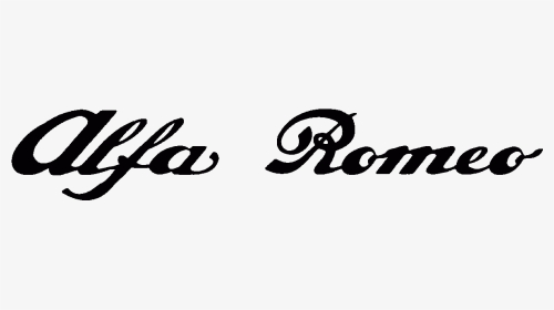 Alfa Romeo Name Logo, HD Png Download, Transparent PNG