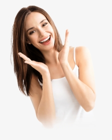 Patient Smiling After Face Lift Procedure Montclair, - Girl Model For Dental Clinic, HD Png Download, Transparent PNG