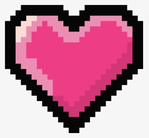 Pink Pixel Heart Png, Transparent Png, Transparent PNG