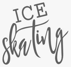 Ice Skating Svg Cut File - Svg Cutting Files Black And White, HD Png Download, Transparent PNG