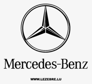 Mercedes Benz Logo Sticker, HD Png Download, Transparent PNG