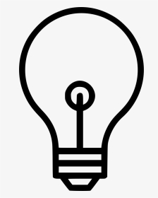 Light Bulb - Light Bulb Outline Svg, HD Png Download, Transparent PNG