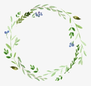 Leaf Wreath Cartoon Transparent - Wedding Flower Wreath Png, Png Download, Transparent PNG