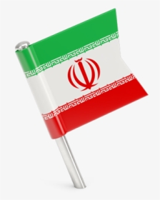 Square Flag Pin - Iran, HD Png Download, Transparent PNG