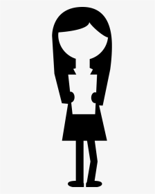 Female Student Standing Reading Text Paper Sheet Comments - Female Png Student Symbol, Transparent Png, Transparent PNG