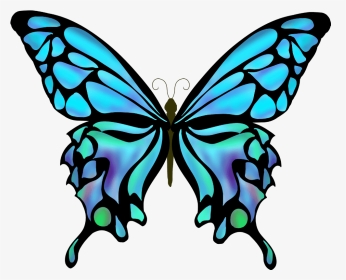 Silhouette Butterfly Vector Png, Transparent Png, Transparent PNG