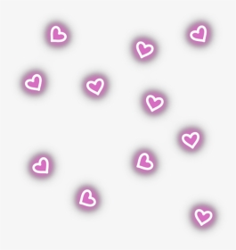 #neon #neoneffect #effect #heart #neonheart #hearts - Stickers Picsart, HD Png Download, Transparent PNG