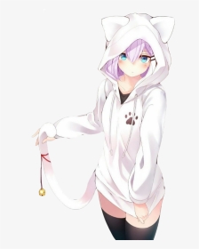 Tomboy Hoodie Anime Girl, HD Png Download, Transparent PNG