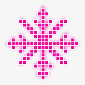 #neon #snow #snowflakes #christmas #snowflake #pixel - Tile Moroccan Pattern Texture, HD Png Download, Transparent PNG