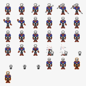 Disbelief Papyrus Overworld Sprite, HD Png Download, Transparent PNG