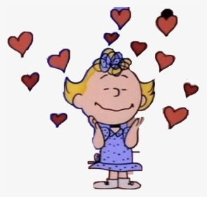 Sally Charlie Brown Hearts, HD Png Download, Transparent PNG