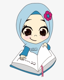 Islam Reading Quran Cartoon, HD Png Download, Transparent PNG