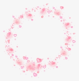 #neon #hearts #halo #angel #portal #crown #emoji #effect - Circle, HD Png Download, Transparent PNG