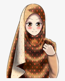 Hijabi School Girl Cartoon, HD Png Download, Transparent PNG