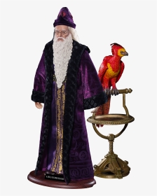 Albus Dumbledore With Fawkes 1/6th Scale Action Figure - Harry Potter Dumbledore Figures, HD Png Download, Transparent PNG