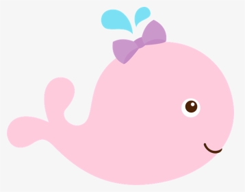 Pink Baby Whale Clipart, HD Png Download, Transparent PNG