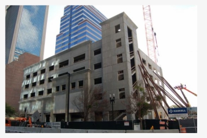 The 600-space Parking Garage West Of Suntrust Tower - Tower Block, HD Png Download, Transparent PNG