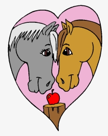 Valentines Day Horse Coloring Pages, HD Png Download, Transparent PNG