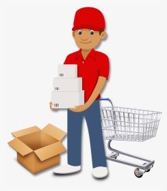 Delivery Walay Instant Home Delivery - Shopping Cart Transparent, HD Png Download, Transparent PNG