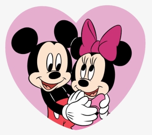 Mickey Mouse Y Minnie Making The Webcom - Mickey And Minnie Mouse Together, HD Png Download, Transparent PNG