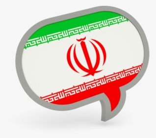 Speech Bubble Icon - Flag Of Iran, HD Png Download, Transparent PNG