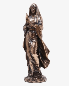 Bronze Hestia Statue - Greek Goddess Name Statue, HD Png Download, Transparent PNG