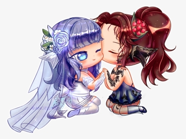 Ych Cute Chibi Kiss - Ych Chibi Cute Couple Base, HD Png Download, Transparent PNG