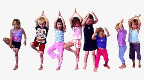 Kids Meditating - Yoga, HD Png Download, Transparent PNG