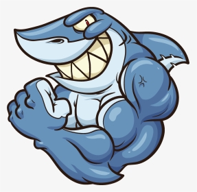 Cartoon Shark Mascot, HD Png Download, Transparent PNG