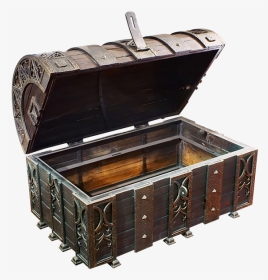 Treasure Chest Background Transparent - Transparent Background Treasure Chest, HD Png Download, Transparent PNG