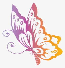 Butterfly Pink Png Logo, Transparent Png, Transparent PNG