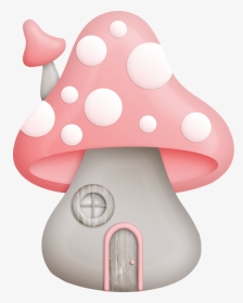 Pink Mushroom House Clipart, HD Png Download, Transparent PNG