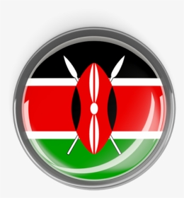 Kenya Flag Round Png, Transparent Png, Transparent PNG