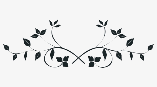 Wrought Iron Plant Stands - Leaf Png Black And White, Transparent Png, Transparent PNG