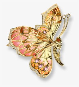 Nicole Barr Designs 18 Karat Gold Butterfly Necklace-gold - Butterfly Png Background Hd Gold, Transparent Png, Transparent PNG
