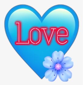 #heart #blueheart #heartamojiiphone #emojiiphone #iphoneemoji - Heart, HD Png Download, Transparent PNG