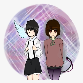 Angels And Demons - Cartoon, HD Png Download, Transparent PNG