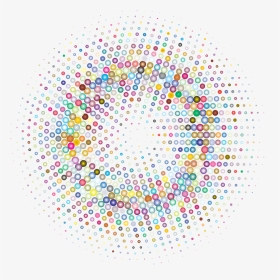 Prismatic Colorful Circle - Colorful Halftone Circle Png, Transparent Png, Transparent PNG