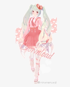 Mmd Pink Miku, HD Png Download, Transparent PNG