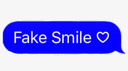 #fakesmile #arianagrande #ariana #grande #text #message - Electric Blue, HD Png Download, Transparent PNG